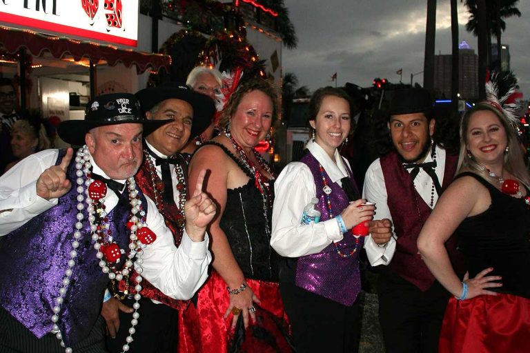 2024 Sant’ Yago Knight Parade 2/11/23 700PM Krewe of Pair O’ Dice in